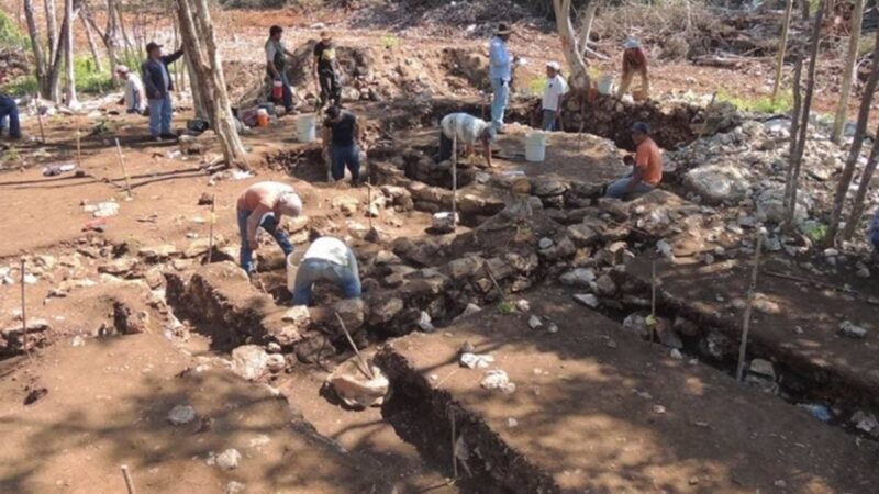 ENCUENTRAN ZONA ARQUEOLÓGICA EN RUTA TRAZADA PARA TREN MAYA.