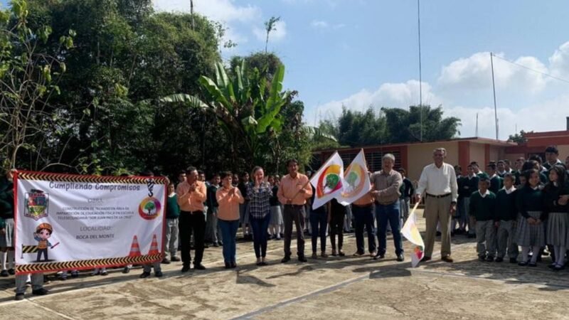 CONSTRUIRÁN TECHADO EN TELESECUNDARIA DE BOCA DEL MONTE