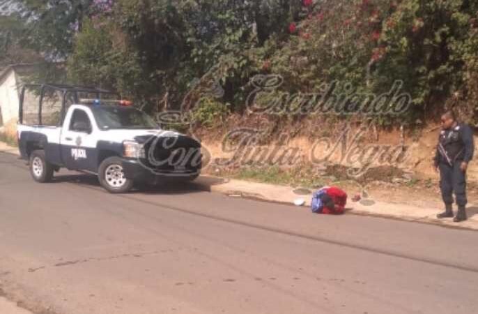 EBRIO CAE DE SU MOTO