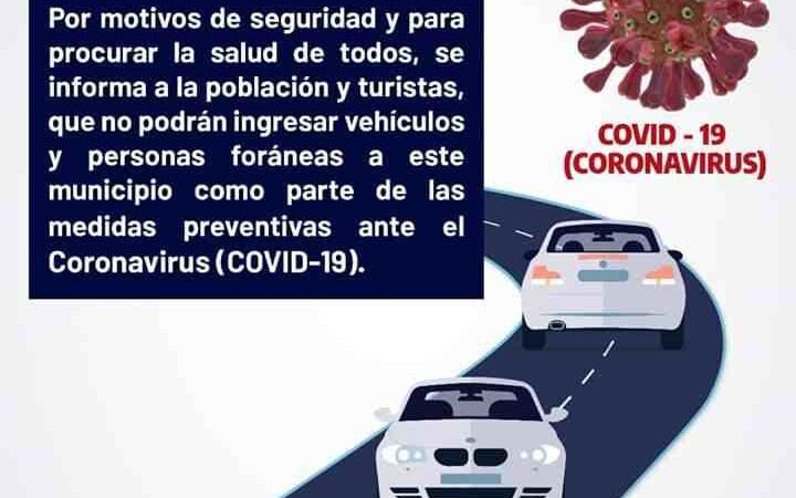 TECOLUTLA ADVIERTE QUE TAMPOCO PERMITIRÁ INGRESO DE “FORANEOS”