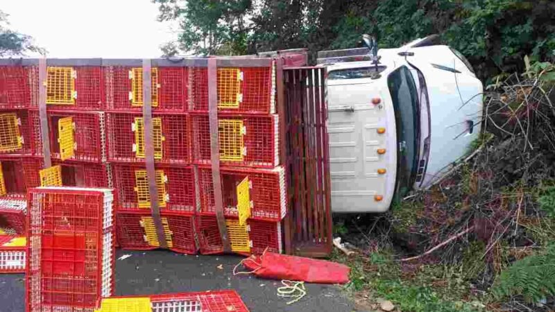 VUELCA CAMIÓN EN TLALTETELA