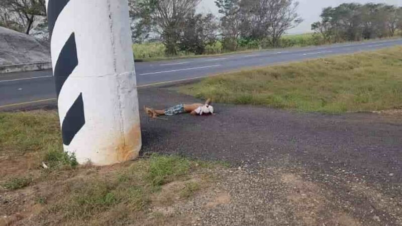 ENCUENTRAN EJECUTADO EN LA AUTOPISTA