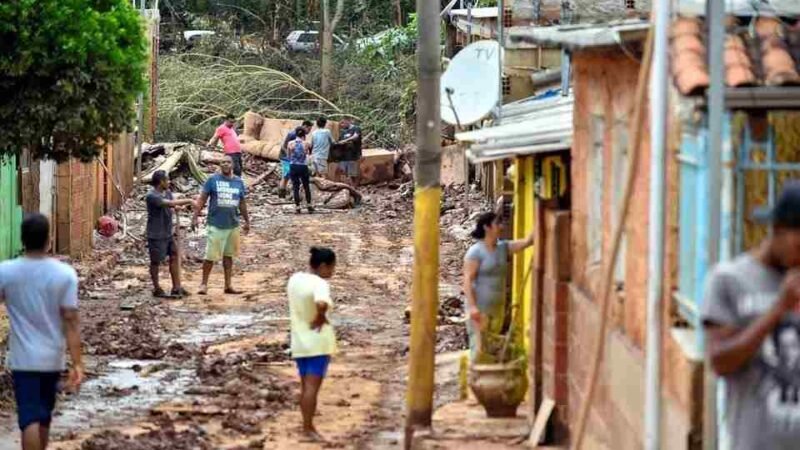 SUBE A 44 LA CIFRA DE MUERTOS POR LLUVIAS EN BRASIL