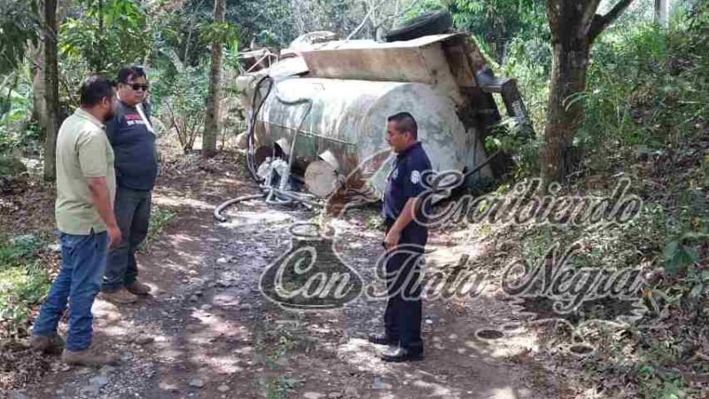 VUELCA PIPA EN TLALTETELA