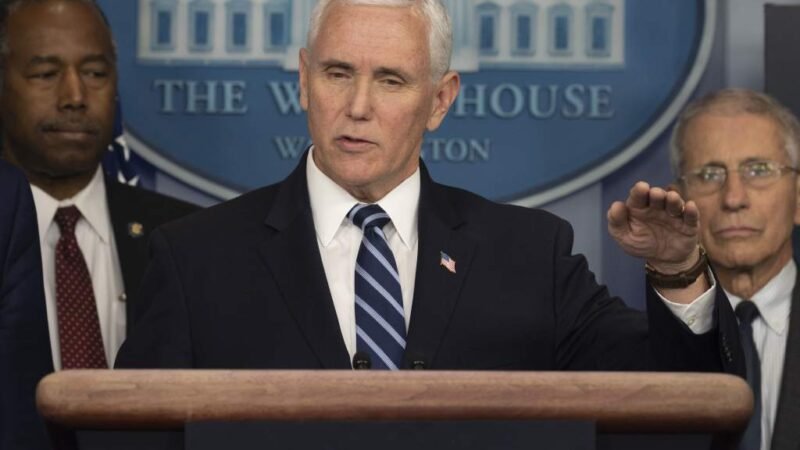 VICEPRESIDENTE DE EU, MIKE PENCE, SE HARÁ LA PRUEBA DE CORONAVIRUS