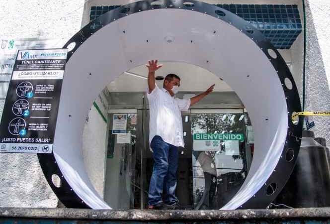 SECRETARÍA DE SALUD NO RECOMIENDA USO DE TÚNELES SANITIZANTES