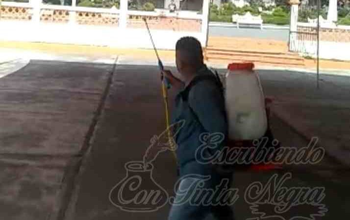 SANITIZAN TEMPLO DE ALPATLÁHUAC