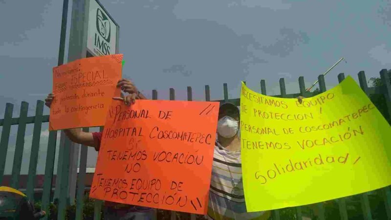 FUNCIONARIOS DEL IMSS RECONOCEN DESABASTO