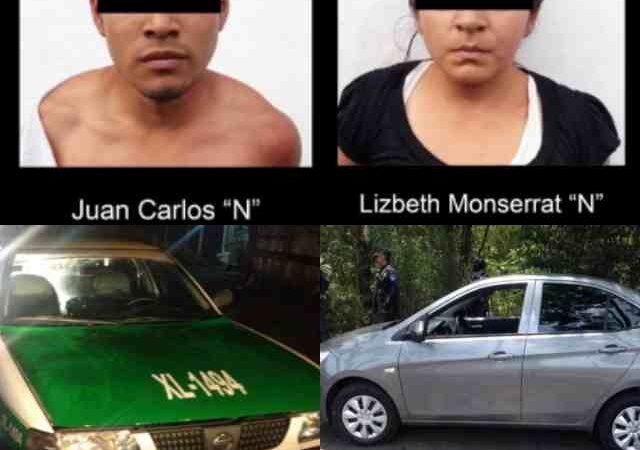 DETIENEN A PAREJA DE ASALTANTES