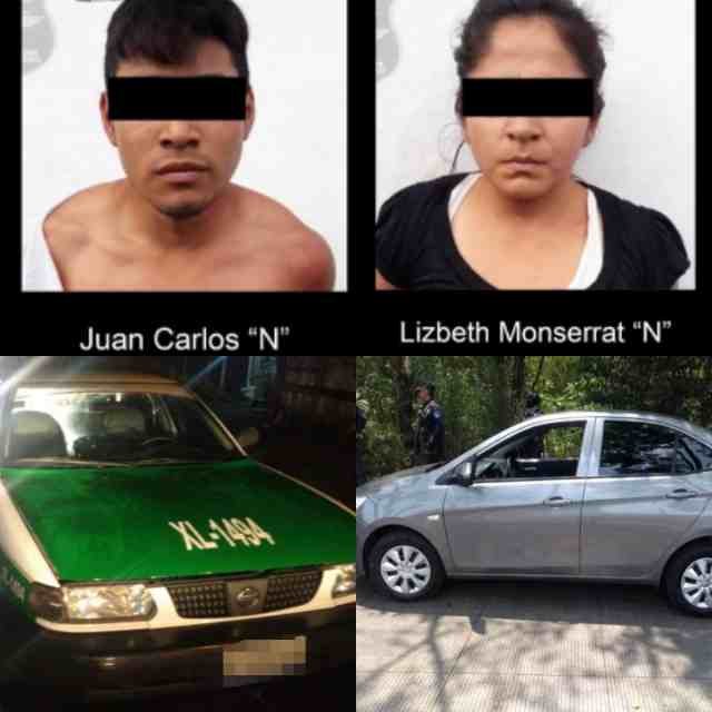 DETIENEN A PAREJA DE ASALTANTES