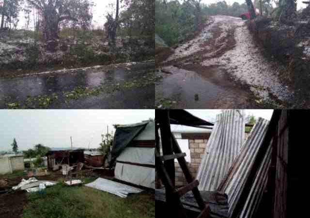 GRANIZADA CASTIGA A LA ZONA DE HUATUSCO