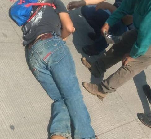 CHOCA JOVEN DE IXHUATLÁN CONTRA CAMIÓN DE COPPEL