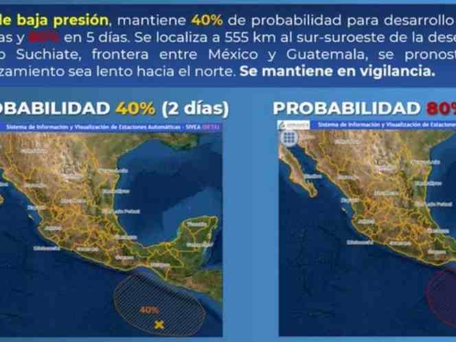 ALERTAN POR POSIBLE FORMACIÓN DE PRIMER CICLÓN EN EL PACÍFICO