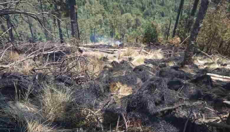 REPORTAN INCENDIO EN CALCAHUALCO