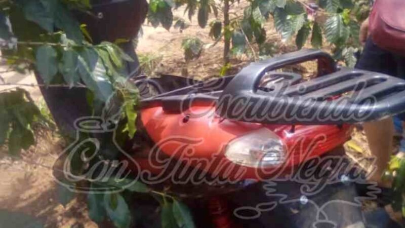 RECUPERAN MOTONETA ROBADA