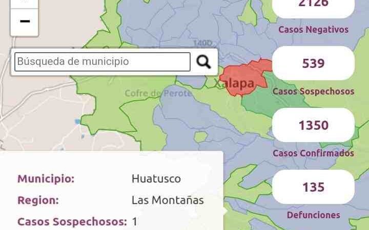 CONFIRMAN CASO DE CORONAVIRUS EN HUATUSCO
