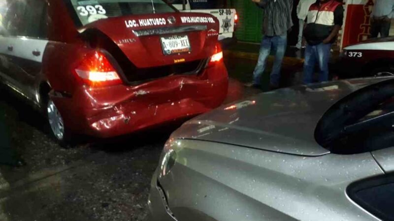 CHOCAN POR ALCANCE EN HUATUSCO