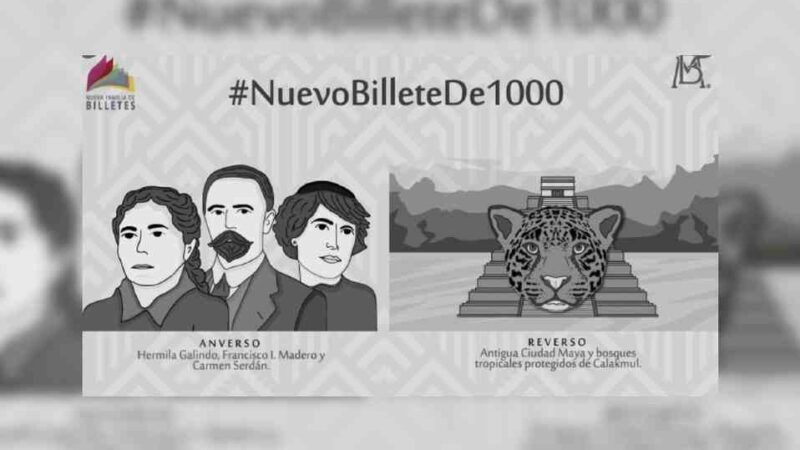 SALDRÁ NUEVO BILLETE DE MIL PESOS A PARTIR DE JULIO