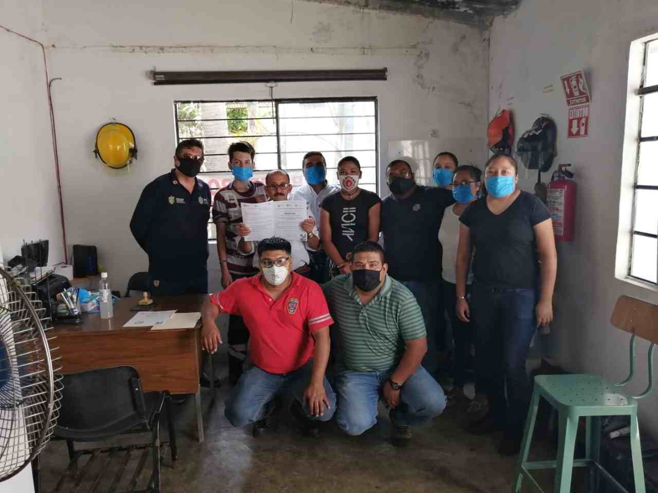 BOMBEROS DE FORTÍN AC, DE LOS PRIMEROS ACREDITADOS EN EL ESTADO