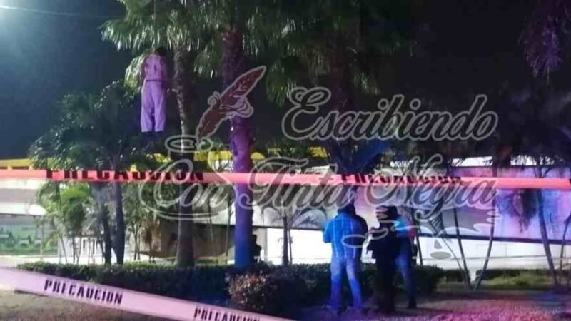 DEJAN CUERPO FRENTE A BASE DE POLICÍA FEDERAL