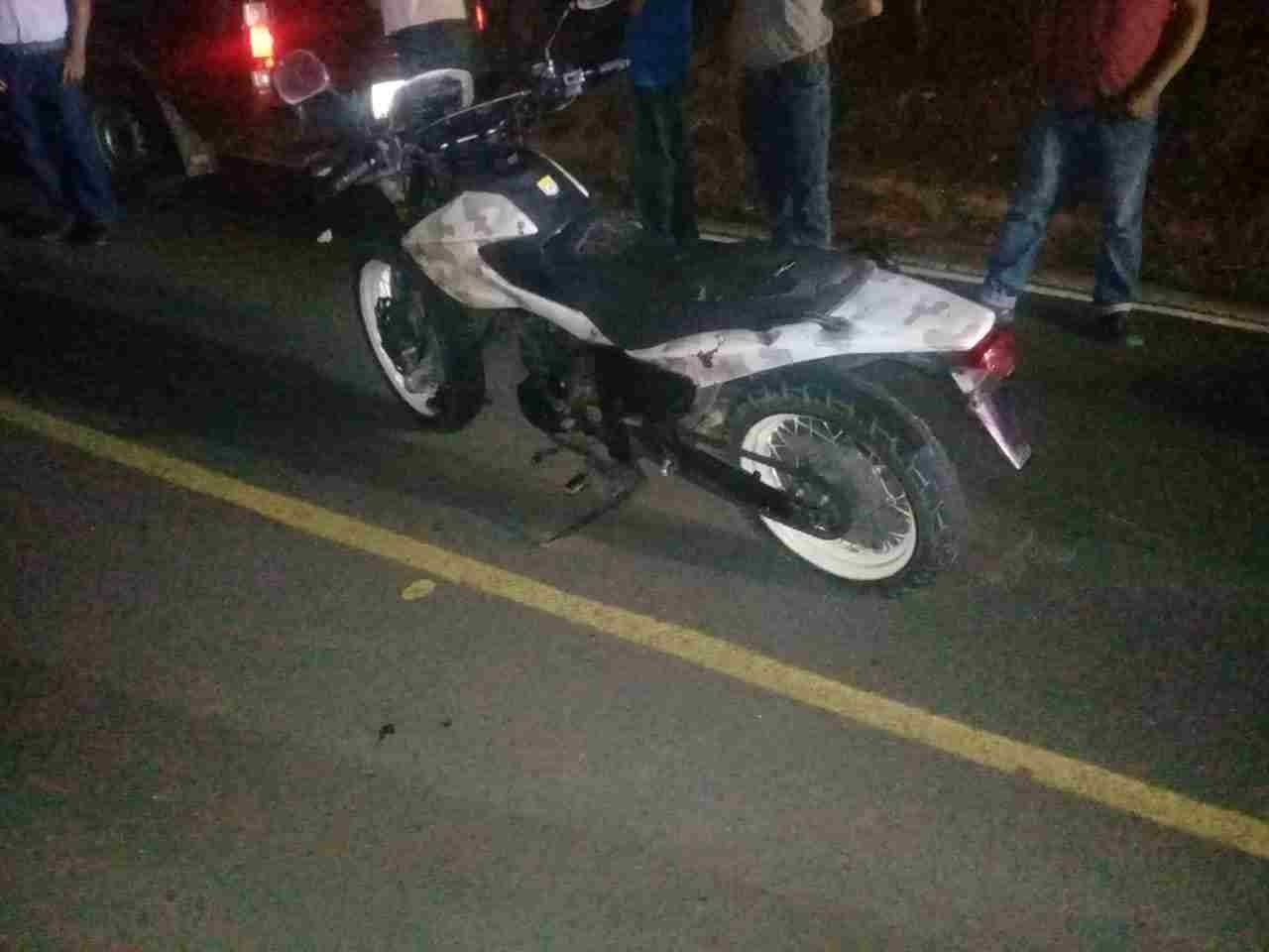 DERRAPA MOTOCICLISTA EN HUATUSCO