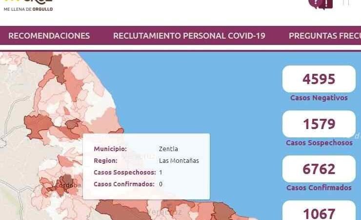 DETECTAN CASO SOSPECHOSO DE CORONAVIRUS EN ZENTLA