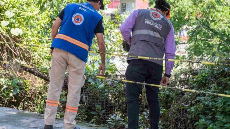 SUPERVISAN DESLIZAMIENTO EN RÍO SAN ANTONIO