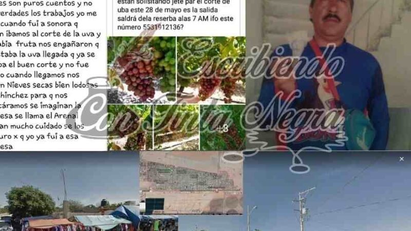 ALERTAN POR “ENGANCHADORES” DE JORNALEROS AGRÍCOLAS