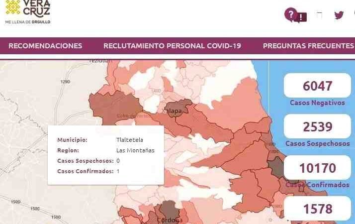 CONFIRMAN CASO DE COVID 19 EN TLALTETELA