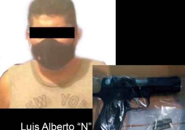 DETIENEN SSP A DOS CON ARMAS