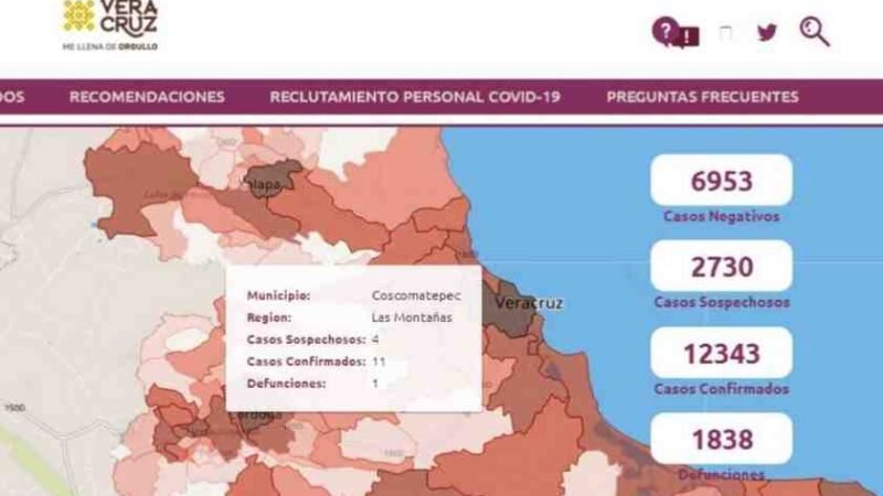 MUERE PRIMER PACIENTE DE COVID EN COSCOMATEPEC
