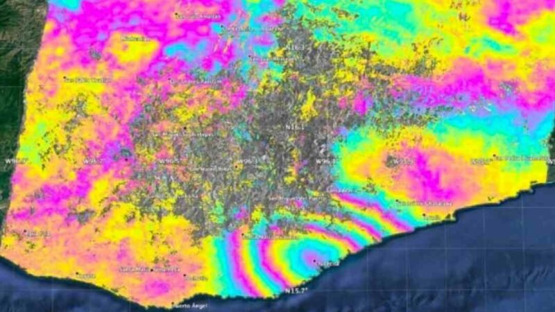 EL SISMO DE OAXACA DESPLAZÓ A MÉXICO .45 METROS: NASA