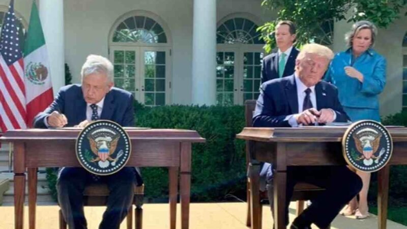 AMLO Y TRUMP NO HABLARON DEL MURO EN LA CASA BLANCA: EMBAJADOR LANDAU
