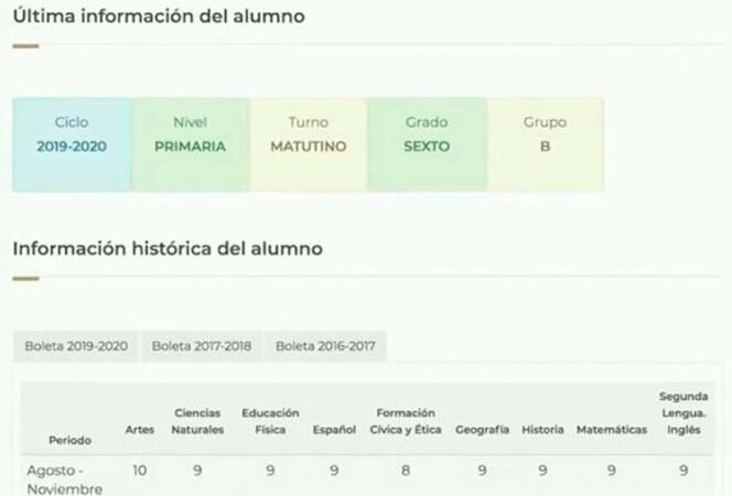 YA ESTÁN DISPONIBLES BOLETAS Y CERTIFICADOS ESCOLARES