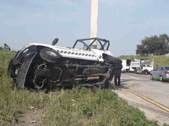 SE ACCIDENTAN ELEMENTOS DE LA GUARDIA NACIONAL