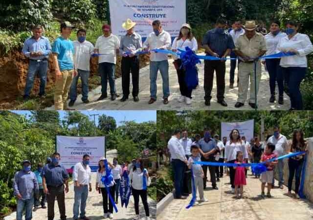 ENCABEZA ALCALDESA DE TENAMPA MARATÓN DE INAUGURACIÓN DE OBRAS