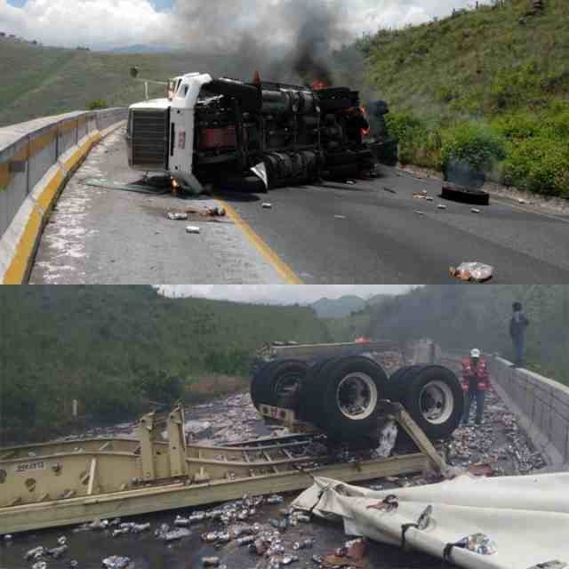 VUELCA TRAILER EN CUMBRES DE MALTRATA