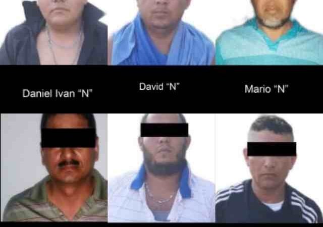 DETIENEN A SEIS CON ARMAS