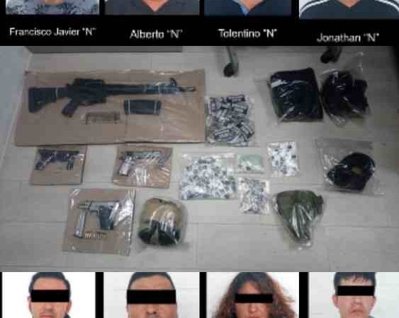 CAPTURAN A 8 DEL CARTEL JALISCO NUEVA GENERACIÓN