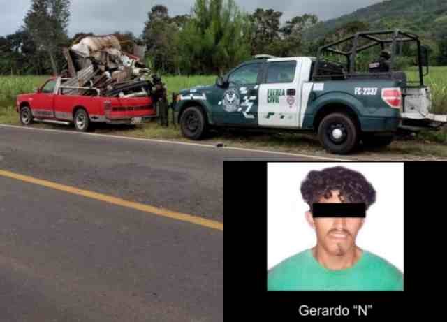 LO DETIENEN CON AUTO PARTES ROBADAS