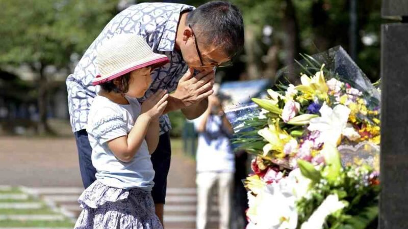 CONMEMORAN EN NAGASAKI 75 ANIVERSARIO DE LA CAÍDA DE BOMBA ATÓMICA