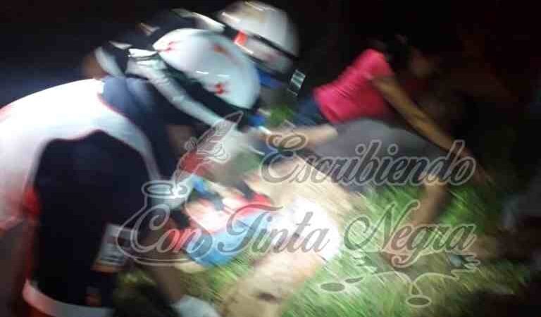 EMBISTE CAMIONETA A CAMPESINO EN EL OCOTE