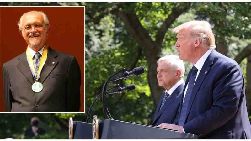 MARIO MOLINA, PREMIO NOBEL DE QUÍMICA, PIDE A AMLO Y A TRUMP USAR CUBREBOCAS