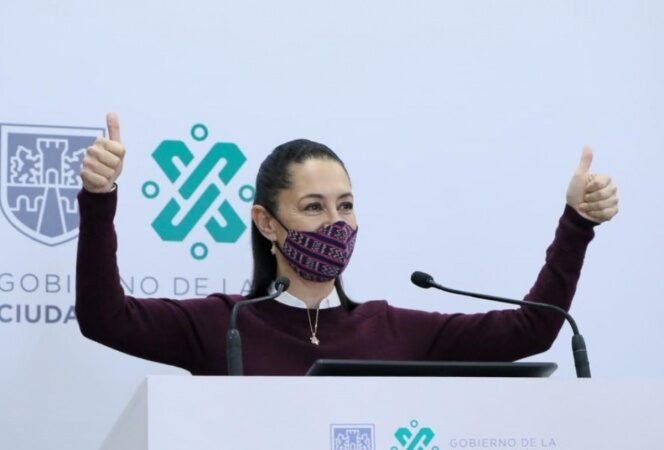 SHEINBAUM DA NEGATIVO EN PRUEBA DE COVID-19