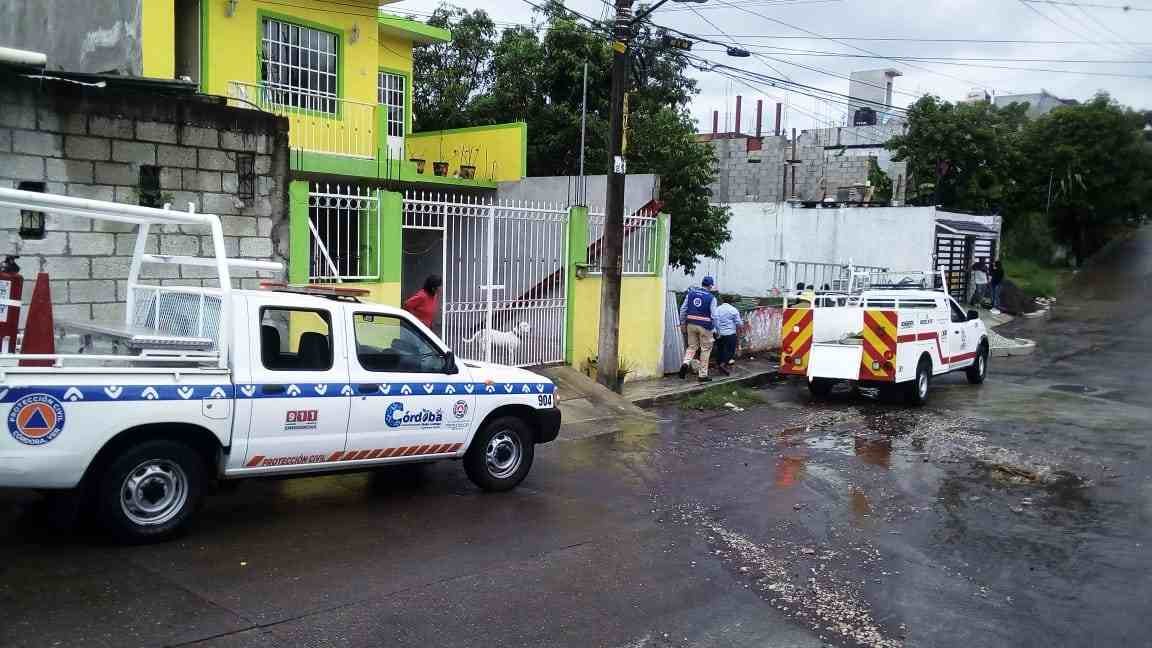 LLUVIAS DEJAN AFECTACIONES MENORES EN CÓRDOBA