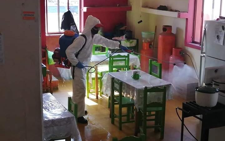 DESINFECTAN MERCADO DE HUATUSCO