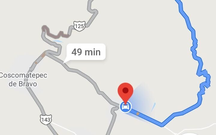 IXHUATLÁN MANTIENE ABIERTA RUTA ALTERNA POR DERRUMBE