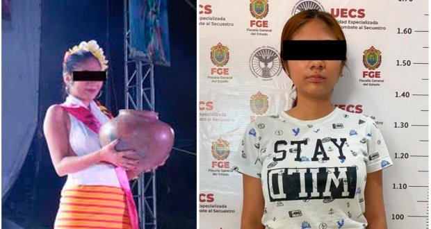 CAPTURAN A REINA DE BELLEZA POR SECUESTRADORA