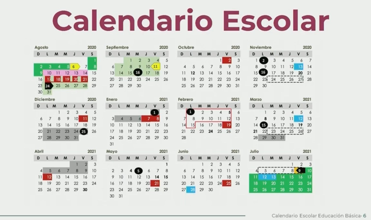 Sep Presenta Calendario Escolar Imprimir Recibo Predial The Best Porn