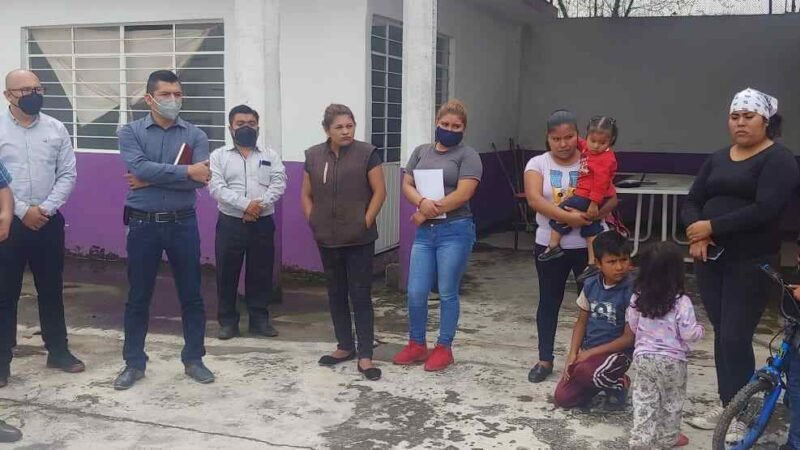 ORDENAN DESALOJO DE FAMILIAS DE “EL HORNO” DE HUILOAPAN